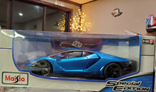 Load image into Gallery viewer, Maisto Lamborghini Centenario Blue 1:18 Model Car Special Edition
