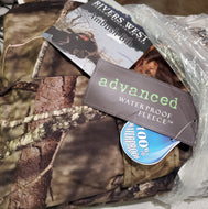 Rivers West Apparel Ambush Bibs Mossy Oak Country Men's Large, Waterproof Fleece