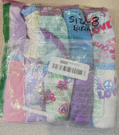 Hanes Girls Soft Tagless Bikini panties underwear- Size 8, 10-Pack