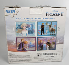 Load image into Gallery viewer, Disney Frozen II 4-Pack of Jigsaw Puzzles for Families, Kids, and Preschoolers Ages 4 +
