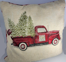 Load image into Gallery viewer, Brentwood Originals Holiday Truck Decorative Christmas Pillow 18" x 18"
