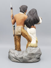 Load image into Gallery viewer, Native American Family with baby &amp; Spear - Standing, Hand Painted Collectable figurine  #15
