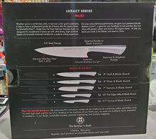 Load image into Gallery viewer, Schmidt Bros. Legacy Series, 5 Pc Ultra Sharp Knife Set + Blade Guards
