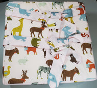 Sumnacon Chair Increasing Cushion - Baby Toddler Kids Infant Portable Highchair Booster Cushion Washable Thick Chair Seat Cloth Strap(Pink Animal)