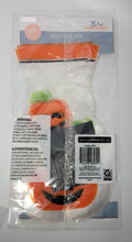 Load image into Gallery viewer, Halloween 5x9 inch treat bags, 20-pack with ties Clear with Stacked Pumpkins
