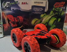 Load image into Gallery viewer, RC Cars Stunt Car Toy, Amicool 4WD 2.4Ghz Remote Control Car Double Sided Rotating Vehicle 360° Flips, Read
