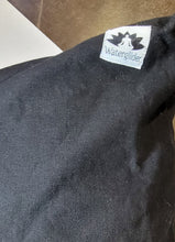 Load image into Gallery viewer, Zabuton Cushion Standard Meditation and Yoga - Black Organic Cotton Cover, Kapok Fill, 24"x24"
