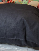 Load image into Gallery viewer, Zabuton Cushion Standard Meditation and Yoga - Black Organic Cotton Cover, Kapok Fill, 24"x24"
