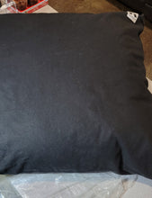 Load image into Gallery viewer, Zabuton Cushion Standard Meditation and Yoga - Black Organic Cotton Cover, Kapok Fill, 24"x24"
