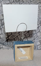 Load image into Gallery viewer, Photo Block Clip with Anchor Charm &amp; "You, Me... and the Sea" Wood Grain
