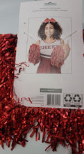 Load image into Gallery viewer, Halloween 4-piece Cheer Kit Includes Headpiece, Metal Ring &amp; 1 pair of Pom Poms
