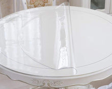 Load image into Gallery viewer, Royhom 42" Round Crystal Clear Table Protector for Dining Room Table, Non-Slip Plastic Tablecloth Cover, Vinyl Protective Pad Circle
