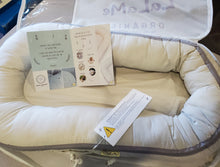 Load image into Gallery viewer, LaLaMe Organic Baby Nest Crib, Baby Lounger Pillow, Water-Resistant Co-Sleeping Newborn Bassinet, Infants, (Beige)
