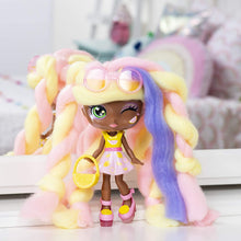 Load image into Gallery viewer, SpinMaster Candylocks, Deluxe 7" Lacey Lemonade Scented Sugar Style Collectible Surprise Doll with Accessories
