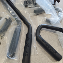 Load image into Gallery viewer, Xprite Black Front &amp; Rear Steel Grab Bar Handle Kit for 2007 - 2018 Jeep Wrangler JK
