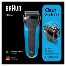 Load image into Gallery viewer, Braun Electric Razor for Men, Series 3 310s Electric Shaver, Rechargeable, Wet &amp; Dry Foil Shaver
