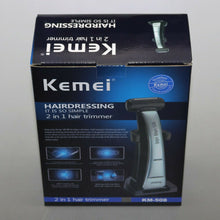 Load image into Gallery viewer, Kemei KM-508 2 in 1 Hair Trimmer
