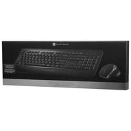 Platinum Wireless Keyboard and Mouse Combo, Stylish w/Silent Rubber keycaps