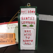 Load image into Gallery viewer, Christmas Tree Ornament, Santa's Mailbox
