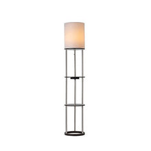 Load image into Gallery viewer, Adesso 62" Qi Shelf Charging Floor Lamp
