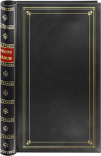 Load image into Gallery viewer, Spiral Bound Photo Album 300 Bi-Directional Memo Pockets Hold 4x6 Photos, Black
